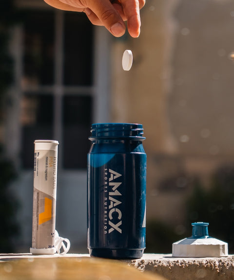 Hydro Tabs Piña tab dropped into an Amacx bidon